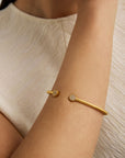 Mirabeau Pavé Open Bangle Bracelet