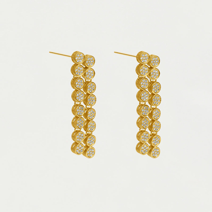 Mirabeau Pavé Statement Drop Earrings