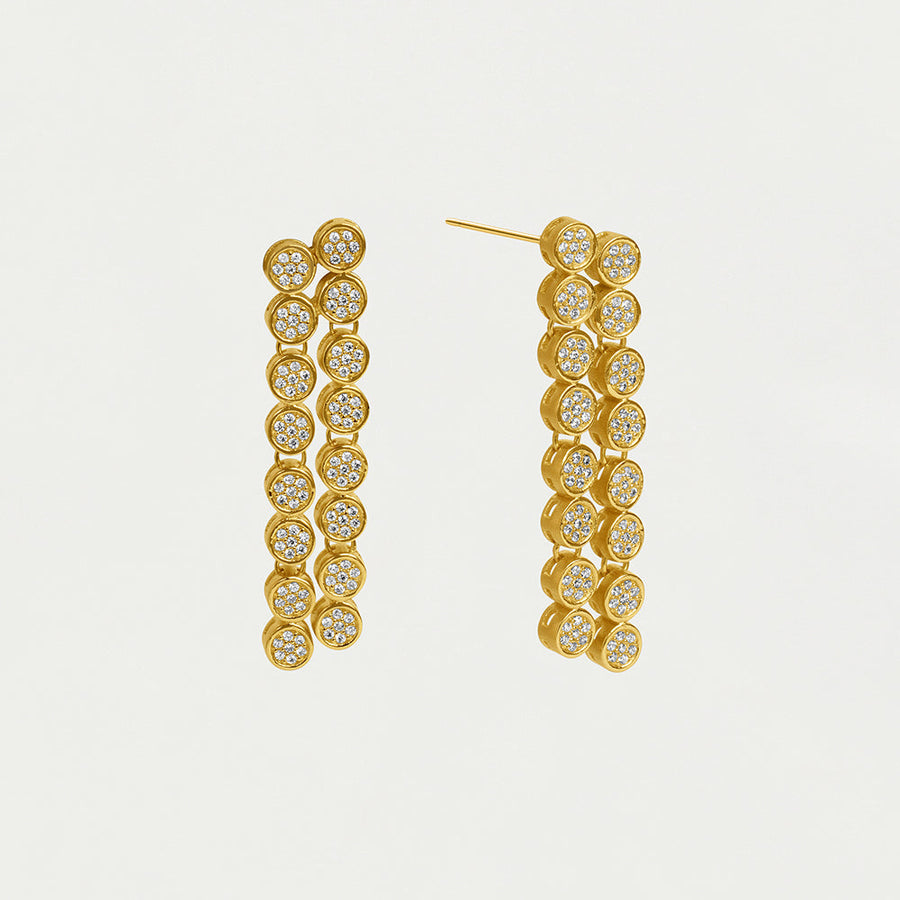 Mirabeau Pavé Statement Drop Earrings