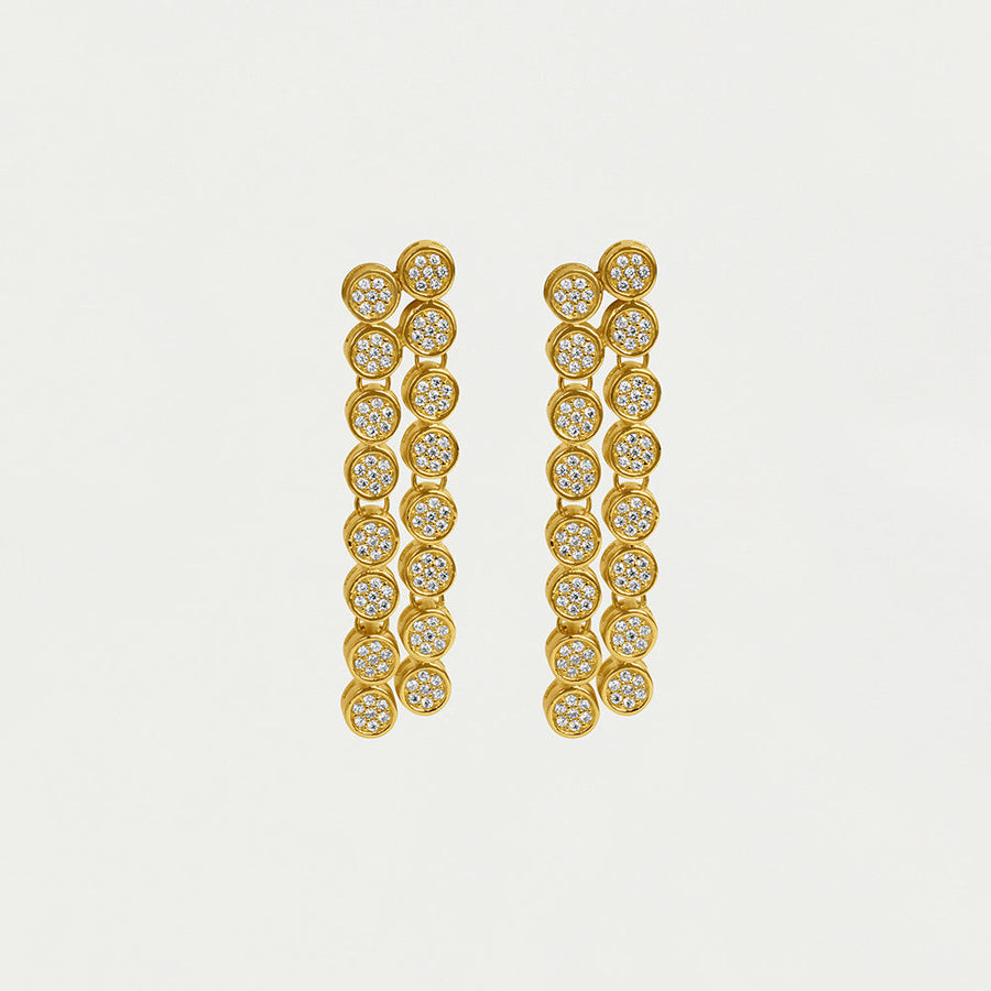 Mirabeau Pavé Statement Drop Earrings