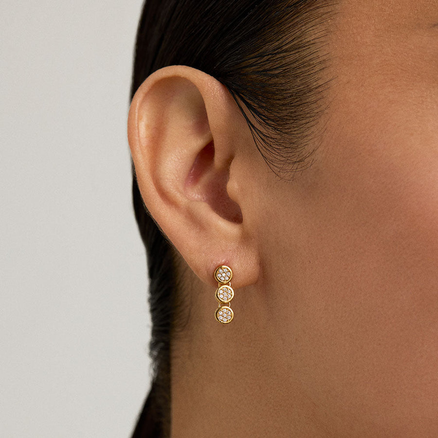 Mirabeau Pavé Droplet Earrings