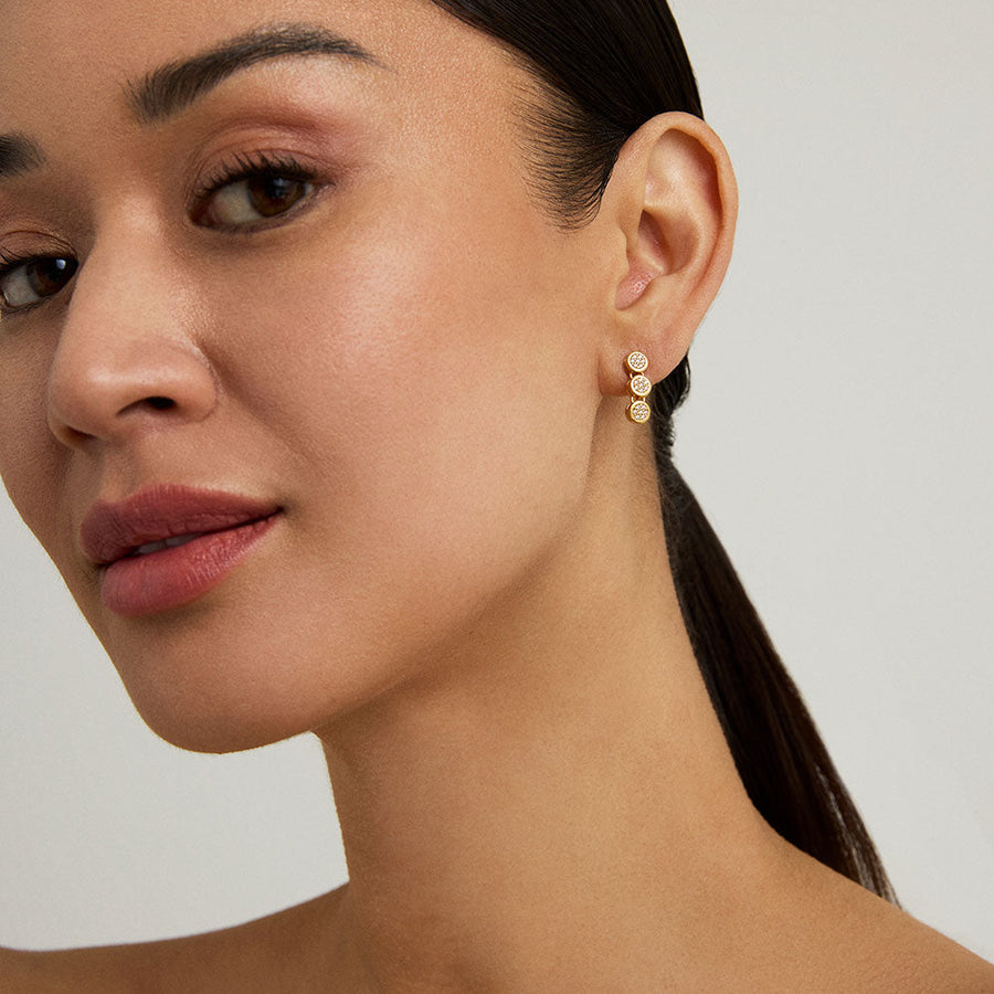 Mirabeau Pavé Droplet Earrings