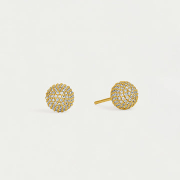 Pavé Globe Studs