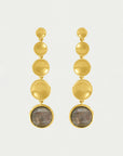 Sol Statement Gemstone Drop Earrings