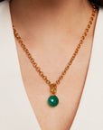 Manhattan Gemstone Pendant Necklace