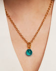 Manhattan Gemstone Pendant Necklace