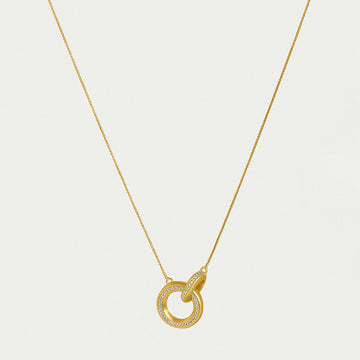 Colette Pavé Hoop Pendant