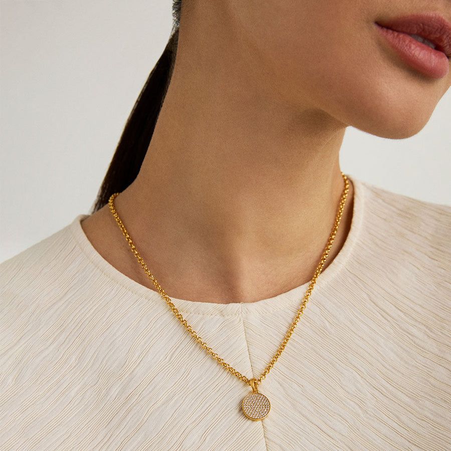 Mirabeau Pavé Pendant Necklace