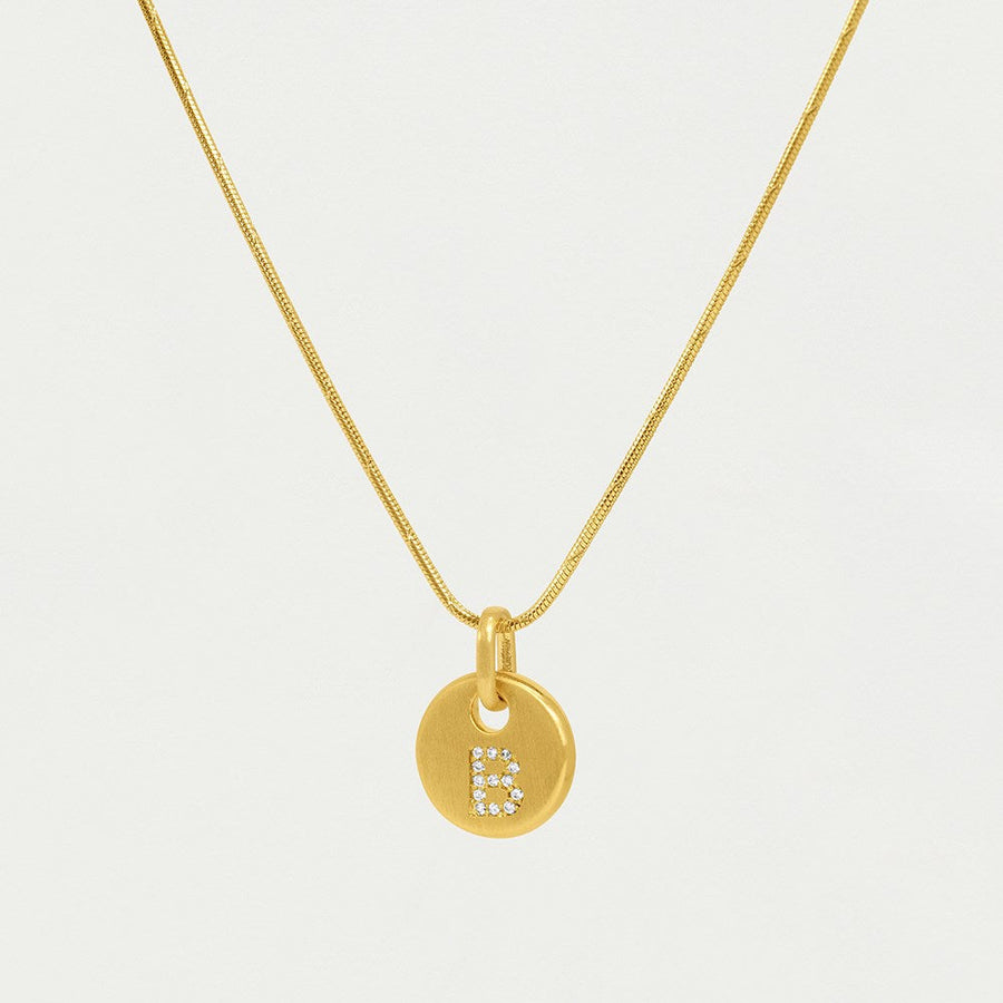 Pavé Initial Necklace